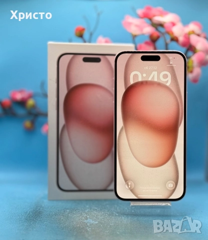 Apple iPhone 15 Plus,128GB, 5G, Pink , снимка 4 - Apple iPhone - 52910254