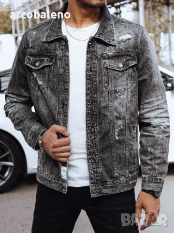 Мъжко дънково яке, 2цвята , снимка 2 - Якета - 49145904