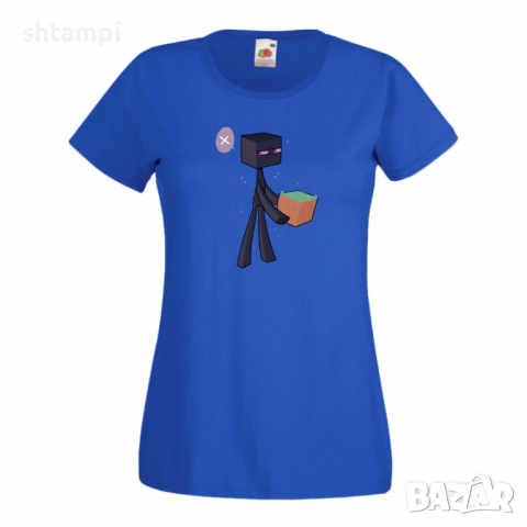 Дамска тениска Enderman 3 майнкрафт Minecraft,Игра,Забавление,подарък,Изненада,Рожден Ден., снимка 7 - Тениски - 36520692