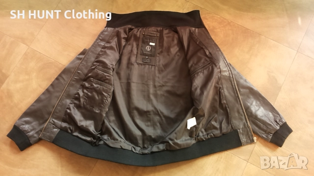Jack & Jones Original Leaher Jacket размер L / XL мъжко естествена кожа 2-27, снимка 8 - Якета - 52691250