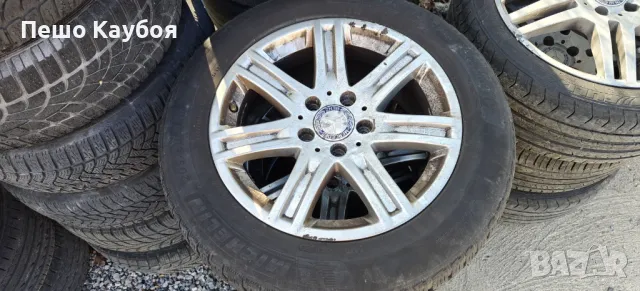Оригинални Ал.Джанти с гуми Мерцедес 16цола