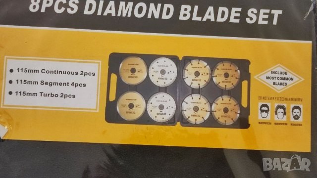 Диамантени дискове за ъглошлайф. , снимка 2 - Други машини и части - 37493954