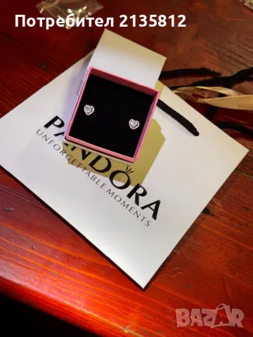 Обеци Пандора Валс Pandora , снимка 6 - Обеци - 49920360