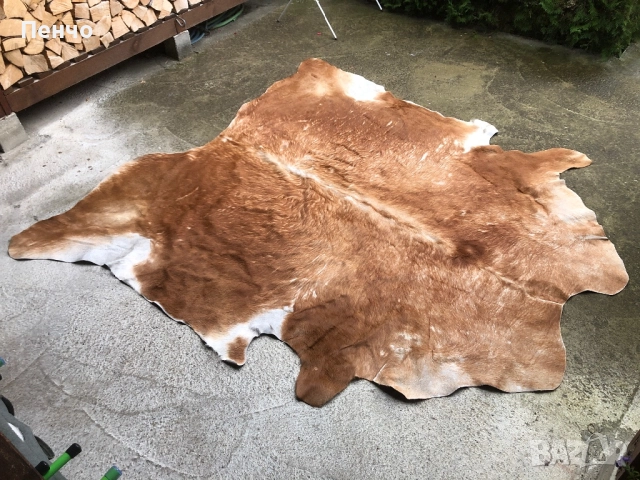 килим естествена ТЕЛЕШКА КОЖА