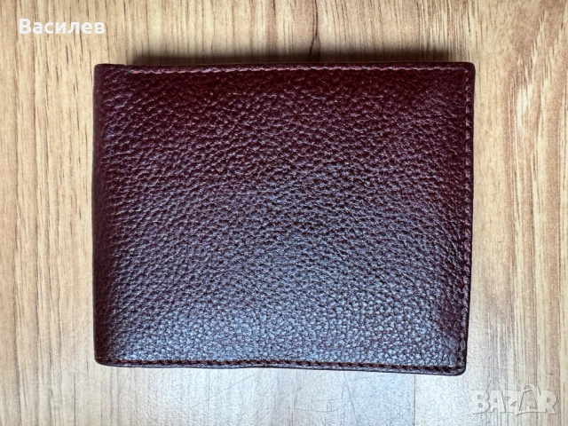 Buono Pelle нов мъжки портфейл портмоне естествена кожа с кутия внос Англия, снимка 6 - Портфейли, портмонета - 43771944