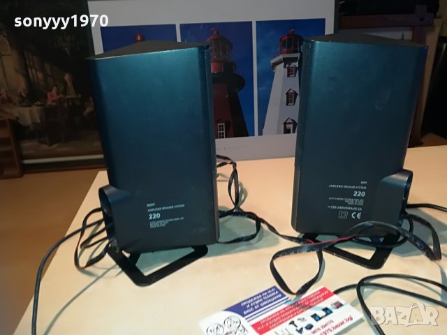 altec lansing-активни колони-23х11х10см-внос швеция, снимка 15 - Тонколони - 28236751