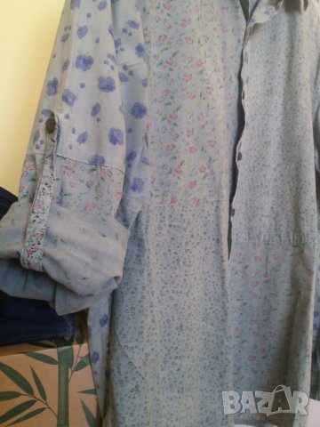 Мъжка спортна риза с дълъг навиващ се ръкав L-XL, снимка 4 - Ризи - 33019254