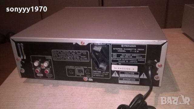 PIONEER T-C3 DECK MADE IN JAPAN-ВНОС ФРАНЦИЯ, снимка 15 - Декове - 26695446