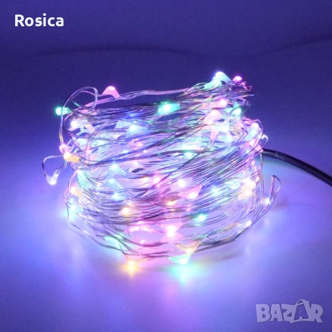 Коледни лампички на батерии в различни цветове / Необходими батерии:2бр - не са включени в комплекта, снимка 7 - Други - 52242565