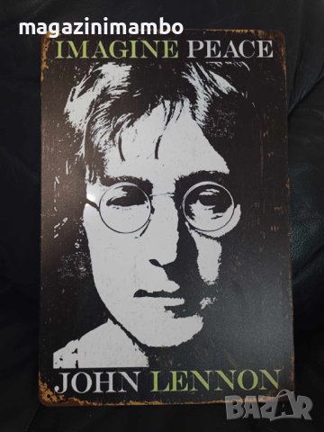 John Lenon Imagine Peace-метална табела (плакет)
