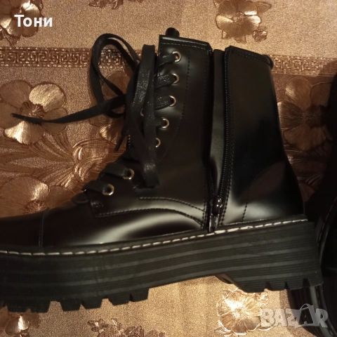 Нови Дамски Високи Кожени Боти 40, снимка 12 - Дамски боти - 52923235