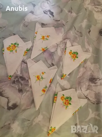 Ретро носни кърпички бродерии , снимка 10 - Колекции - 47746732