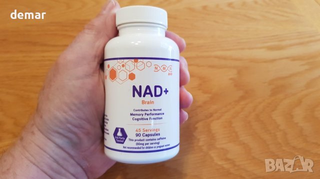 Ноотропна добавка NMN Bio NAD+ Brain Health за добра памет, забавя стареенето на мозъка - 90 капсули, снимка 8 - Хранителни добавки - 43764434
