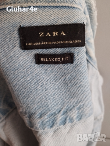 Дънково яке/риза Zara размер S., снимка 5 - Якета - 44842942