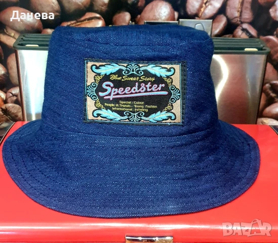 Шапка идиотка от деним , снимка 2 - Шапки - 51005124