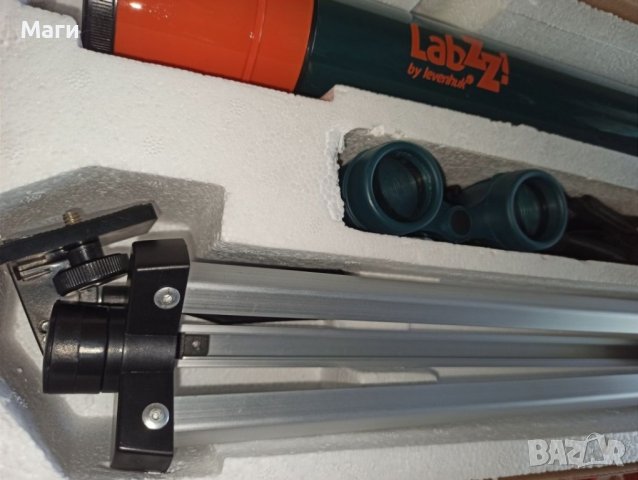 Телескоп, микроскоп и бинокъл + ПОДАРЪК стъклени покривни и предметни стъкла Levenhuk LabZZ MTB3, снимка 15 - Образователни игри - 43460666