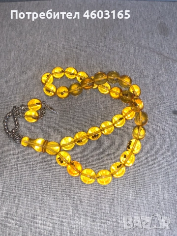 Ислямска молитвена броеница  мъниста Мисбаха – 33 мъниста, снимка 2 - Антикварни и старинни предмети - 52514135