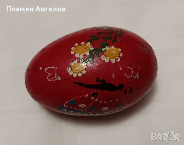 Старо дървено велигденско яйце. , снимка 4 - Антикварни и старинни предмети - 49156664