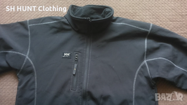 HELLY HANSEN Softshell Work Jacket размер L работна горница вятърно устойчива W4-709, снимка 2 - Суичъри - 52878568