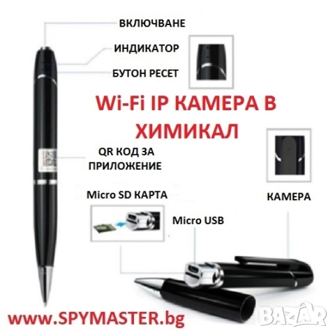 WiFi IP КАМЕРА в ХИМИКАЛ, снимка 4 - IP камери - 42147785