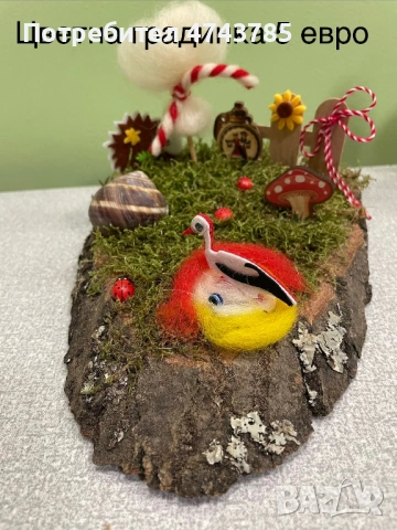 Мартенски декорации на битова основа от естествени материали., снимка 4 - Декорация за дома - 53566456