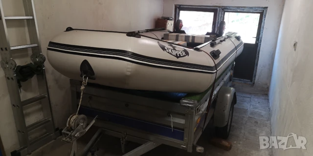Комплект лодка, мотор и ремарке, снимка 14 - Воден транспорт - 35611446