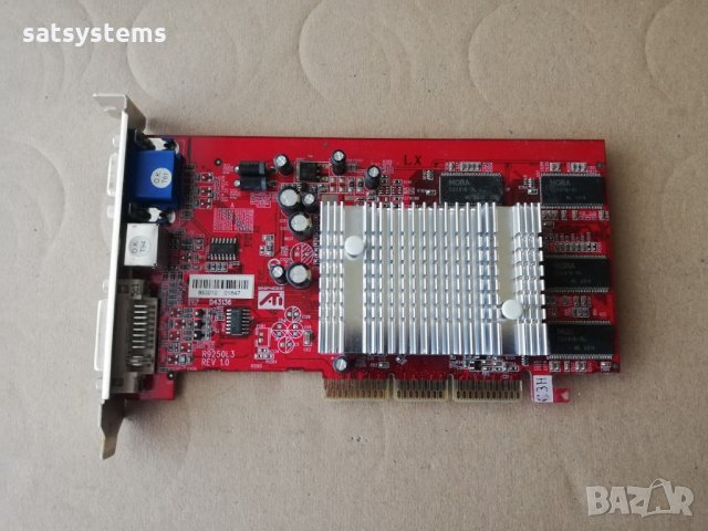 Видео карта ATi Radeon GeCube R9250 128MB DDR 64bit AGP, снимка 1 - Видеокарти - 34907746