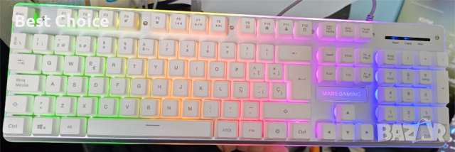 Mars Gaming MCPXW Gaming Combo, комплект 3 в 1, клавиатура+мишка+огромна подлложка, снимка 9 - Клавиатури и мишки - 52547605