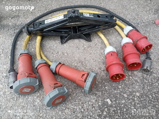 ЕВРО БУКСА, Трифазен кабел 380V, трифазен удължител, трифазен преход made in USA, MADE IN GERMANY, снимка 18 - Други машини и части - 47488324