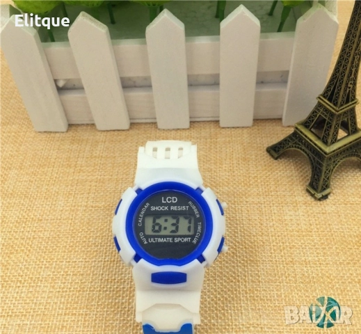 Ултра лек и мек детски ръчен часовник за момчета и момичета син или розов., снимка 4 - Детски - 52800038