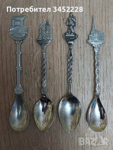 лъжички за колекционери 4 броя 