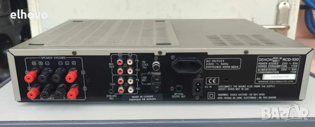 CD reseiver Denon RCD-100, снимка 6 - Ресийвъри, усилватели, смесителни пултове - 50573954