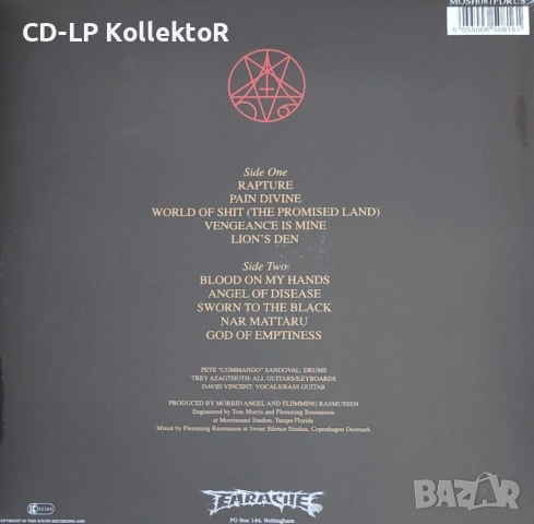 Нов Vinyl (Morbid Angel - Covenant), снимка 2 - Грамофонни плочи - 53102339