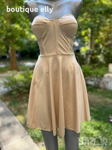 елегантна рокля с регулиращи се връзки, снимка 5 - Рокли - 52135310