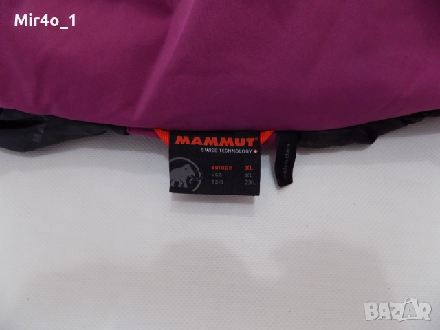 зимно яке mammut dry tech горнище палто парка худи блуза фанела туризъм планина дамско оригинално XL, снимка 9 - Якета - 46964982