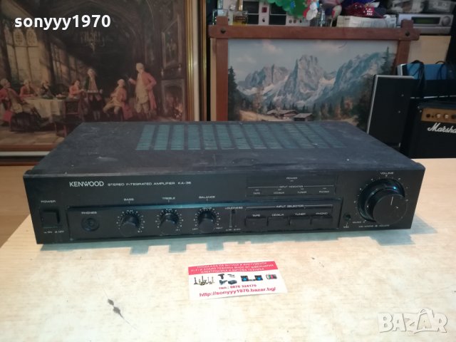 KENWOOD KA-36 AMPLIFIER MADE IN JAPAN-SWEDEN 3001221755, снимка 7 - Ресийвъри, усилватели, смесителни пултове - 35612081