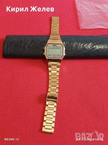 Винтидж електтронен часовник много красив перфектно състояние 53638, снимка 4 - Антикварни и старинни предмети - 53401053