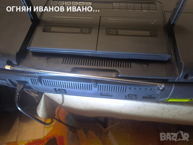 Sony CFD-250L Винтидж бумбокс Sony с дистанционно , снимка 6 - Радиокасетофони, транзистори - 52595002