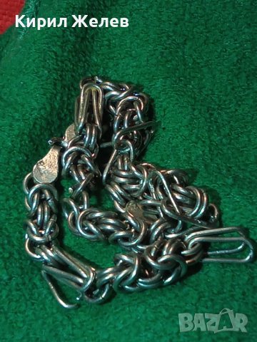 СТАРА СРЕБЪРНА ГРИВНА СРЕБРО 925 РЯДКА РЪЧНА КРАЛСКА ПЛЕТКА За РЕМОНТ / РЕСТАВРАЦИЯ / ЧАСТИ 40528