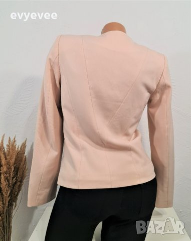 Дамско вталено сако в антично розов цвят, снимка 3 - Сака - 38579040