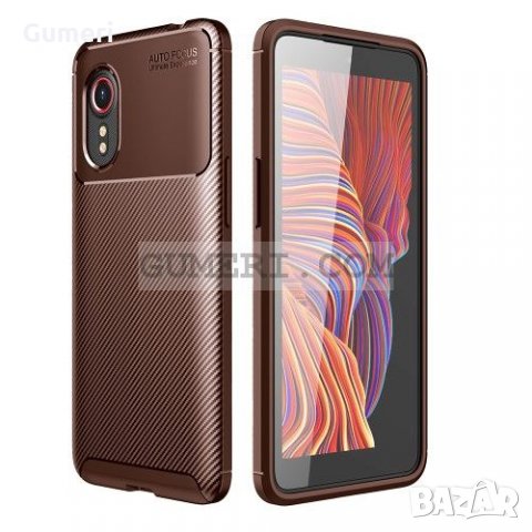 Samsung Galaxy Xcover 5  Противоударен Силиконов Гръб- Карбон, снимка 12 - Калъфи, кейсове - 33668966