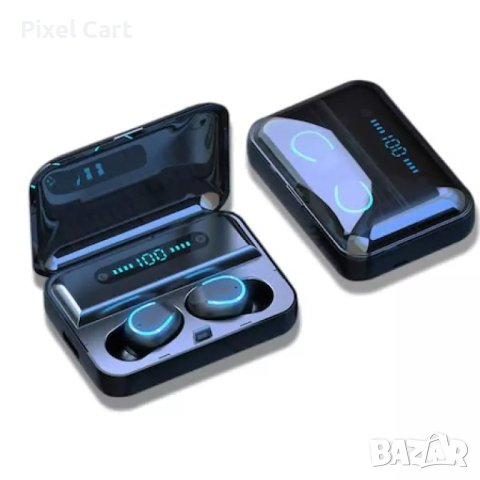 Безжични слушалки/ Wireless BT V5.0, Waterproof/ Sweatproof, 1200mAh, Noise Canceling,Черен, снимка 2 - Bluetooth слушалки - 44914078