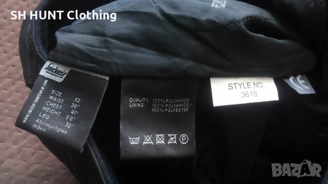 Snickers Winter Work Trouser размер 52 / L зимен работен панталон W4-485, снимка 17 - Панталони - 52025563