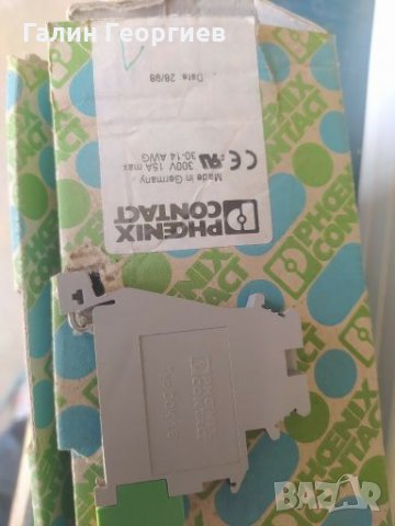 Клема Phoenix Contact DOK 1.5-TG Сив+ заземяване