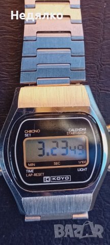 Винтидж кварцов,lcd часовник Koyo, снимка 8 - Антикварни и старинни предмети - 43490001