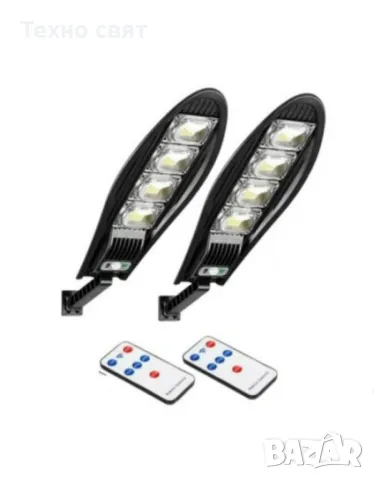 СУПЕР МОЩНИ 5x3000W=144.99лв Соларни LED Лампи 3000W IP65 + стойка и д, снимка 3 - Соларни лампи - 47708173