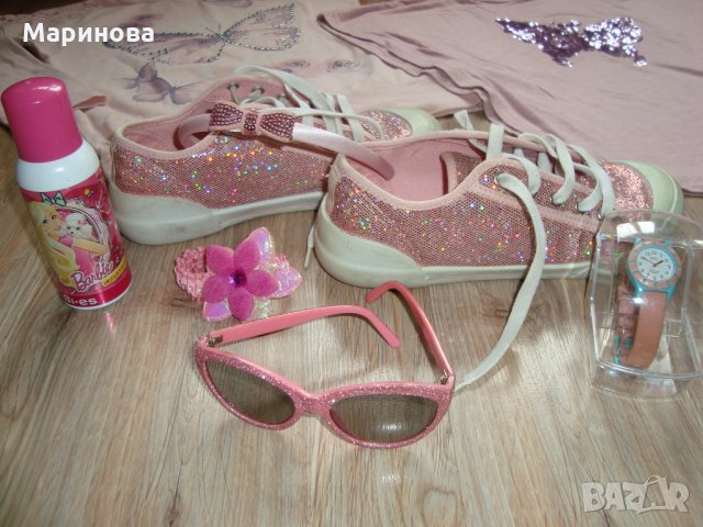 Бляскави пеперудени блузки Breeze и Кецки на цени и аксесоари , снимка 4 - Детски Блузи и туники - 32299618