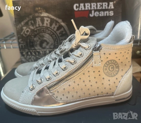 Бежови кецове Carrera Jeans, снимка 2 - Кецове - 50698713