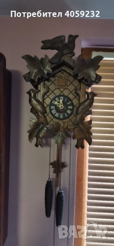 Шварцвалдова кукувичка, снимка 2 - Стенни часовници - 52841161
