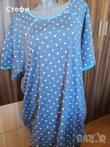 Нощници за бременни и кърмачки 3XL, снимка 4 - Дрехи за бременни - 51754666